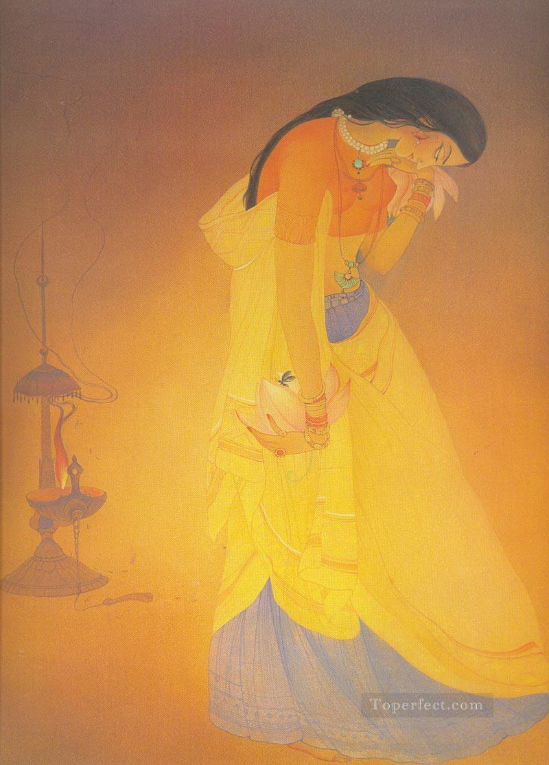 Abdur Rahman Chughtai 01 religious Islam Oil Paintings